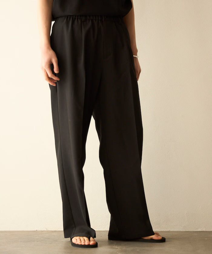 Functional Material Jacket & Wide Slacks Set Up / Washable / UV Cut / Quick Dry / Contact Cooling