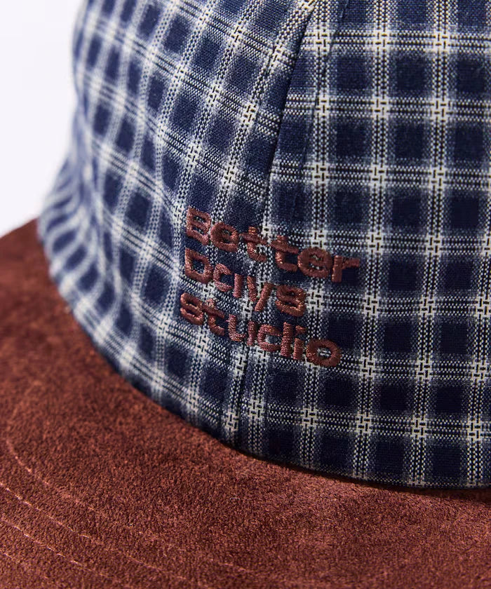 BetterDays Studio × FREAK'S STORE Two-Tone Flat Visor Check Cap