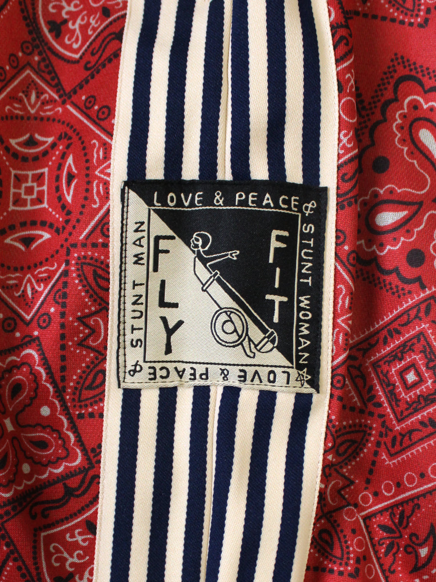Smooth Jersey COOKIE Bandana Pattern Track Pants