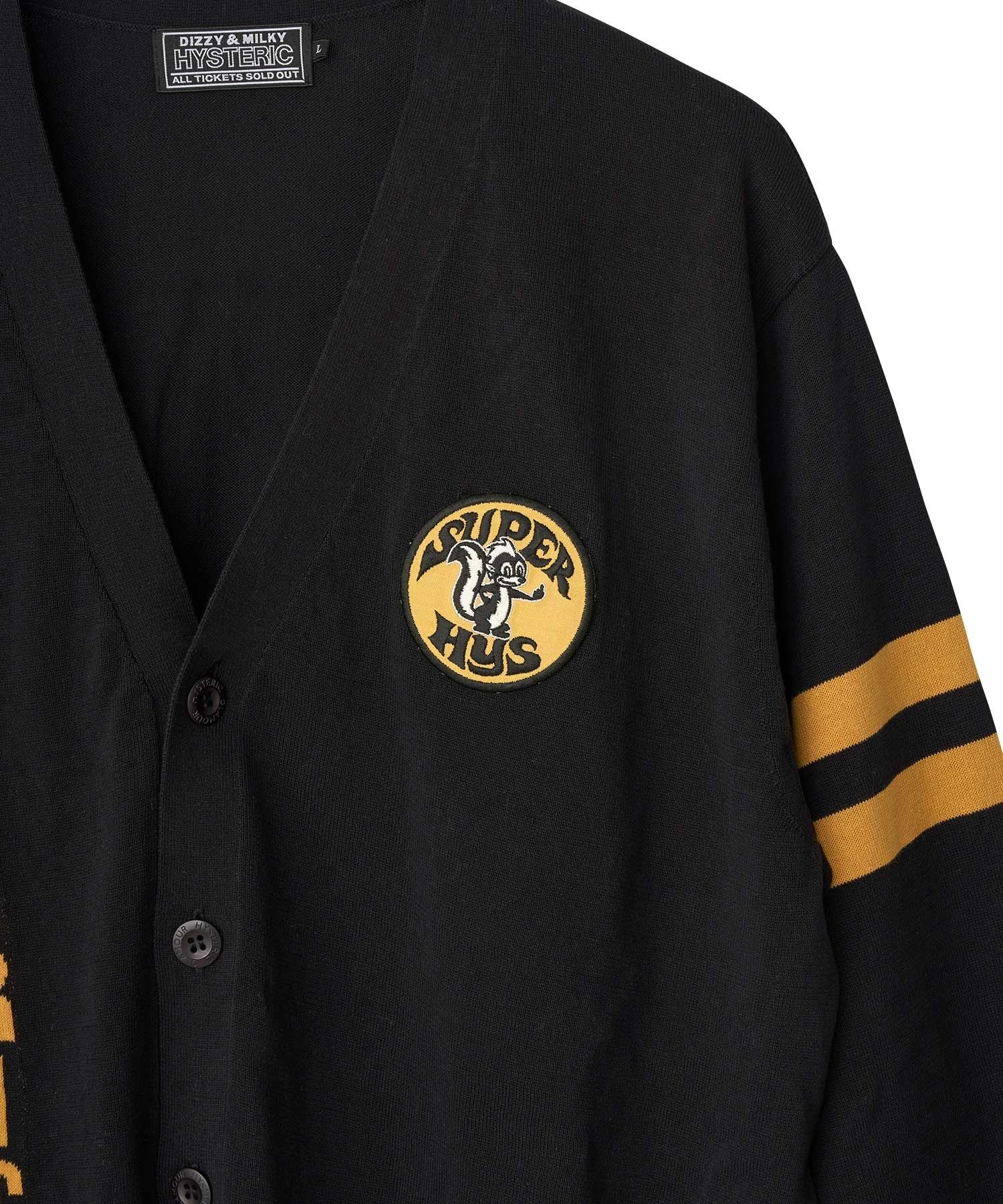 SUPER HYS Patch Cardigan