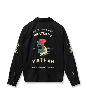 Mid 1960s Style Cotton Vietnam Jacket ���VIETNAM MAP���