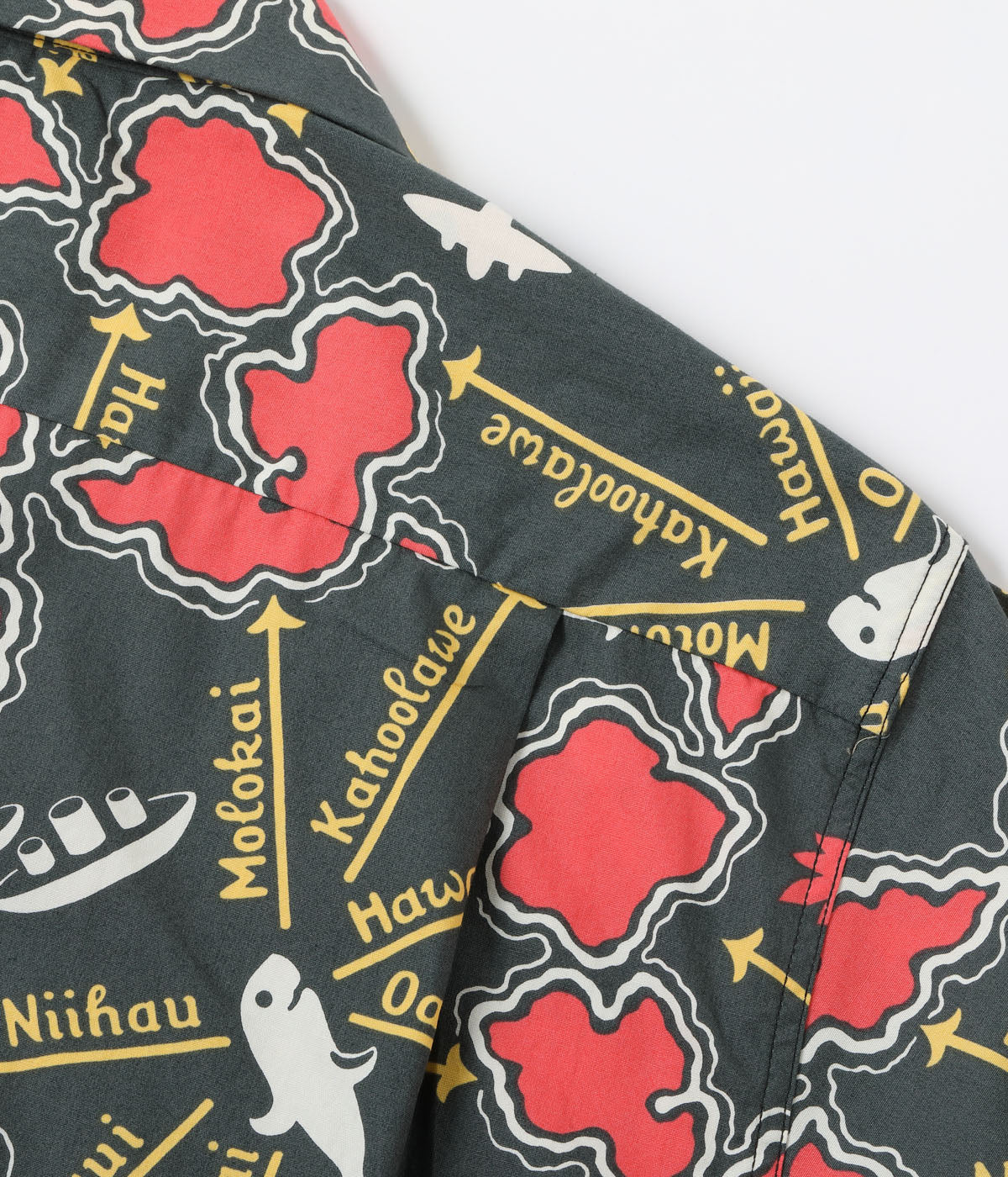 COTTON BROAD OPEN SHIRT “ROUND TRIP”