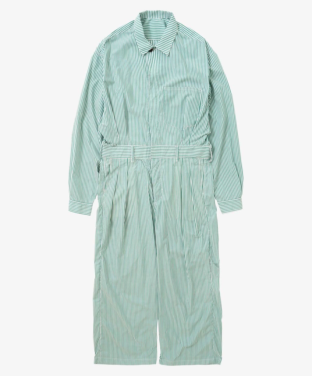 all-in-one green stripe size l