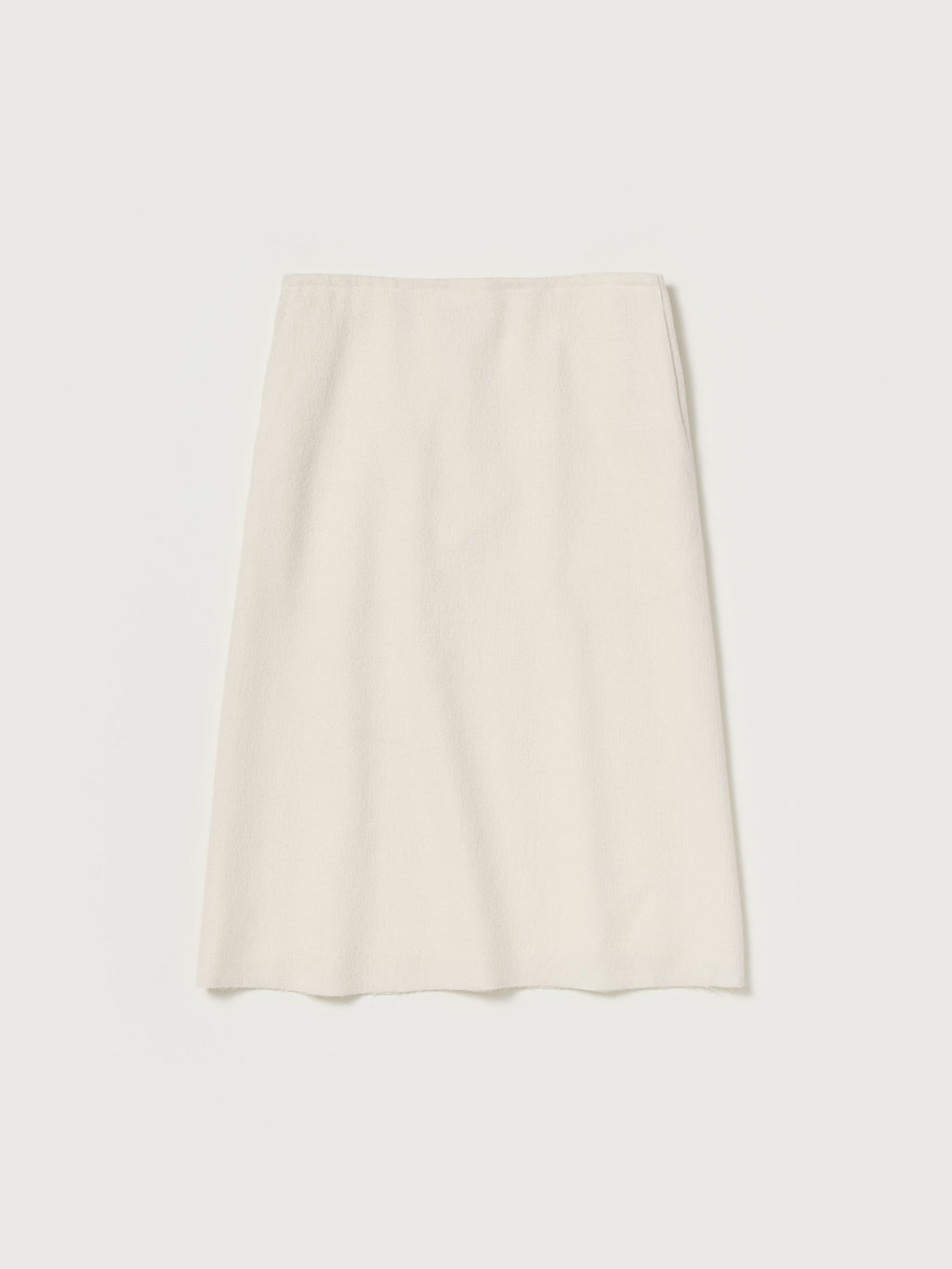 FULLED WOOL SILK SKIRT