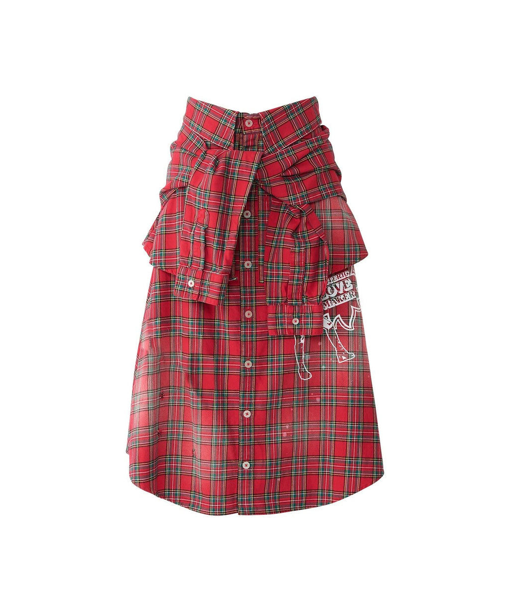 Shirt Layered Skirt