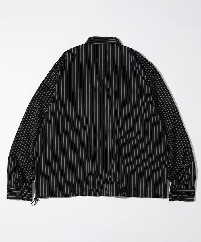Spindle Stripe Shirt Jacket / Suitable for Setup
