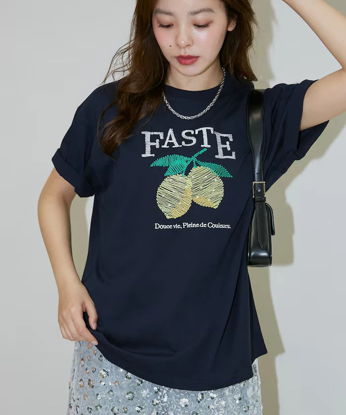 Lemon Embroidery T-shirt Limited Edition