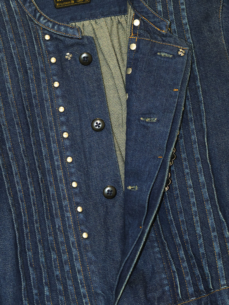 11.5oz Denim Butterfly Concho Sundance Dress