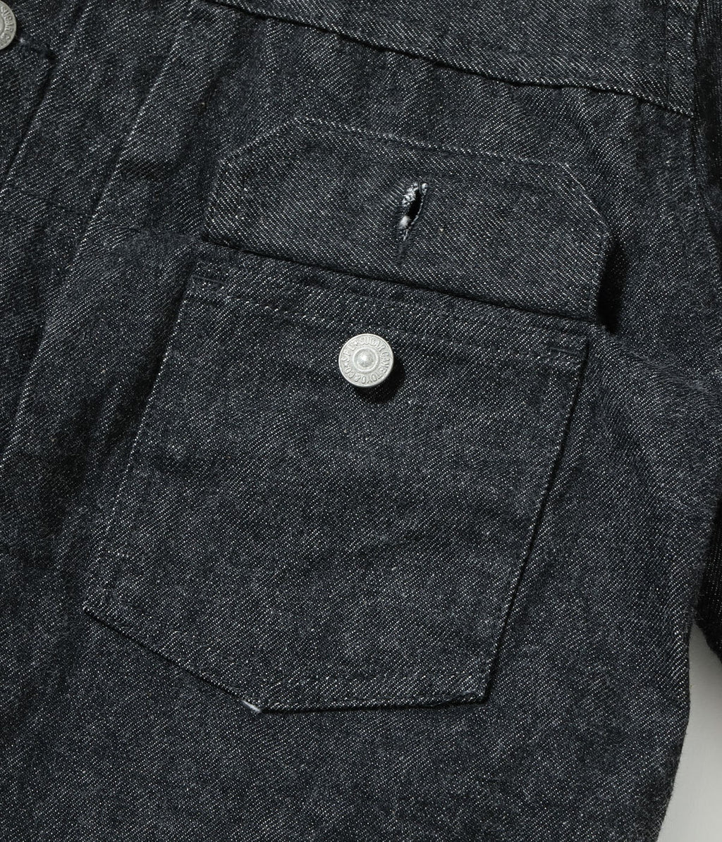 Black Denim Jacket 1953 Model