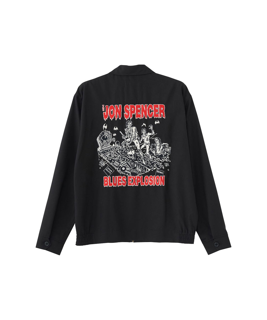 JON SPENCER/JUKEBOX EXPLOSION Embroidered Zip-Up Jacket