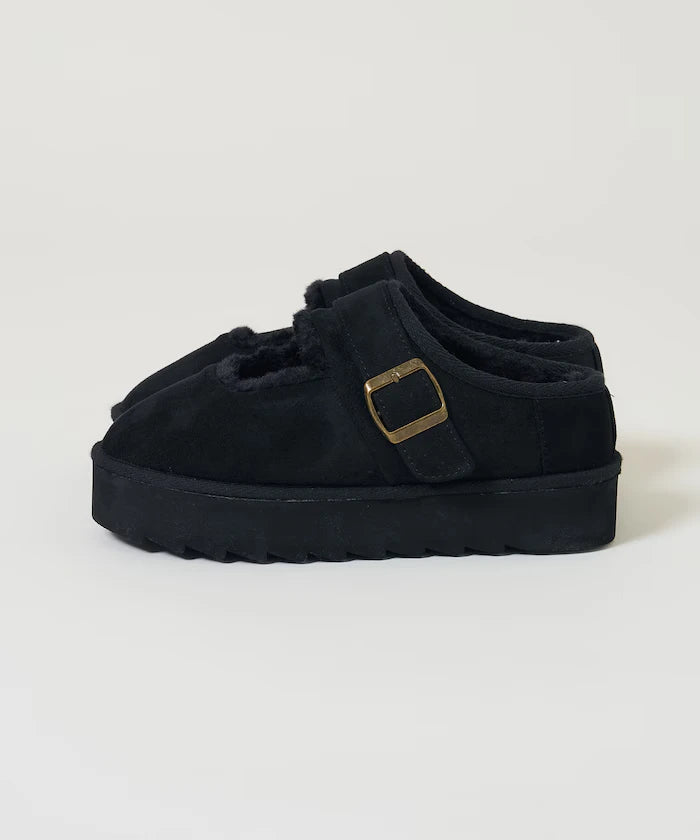 Thick Sole Eco Fur Mary Jane [Limited Edition]