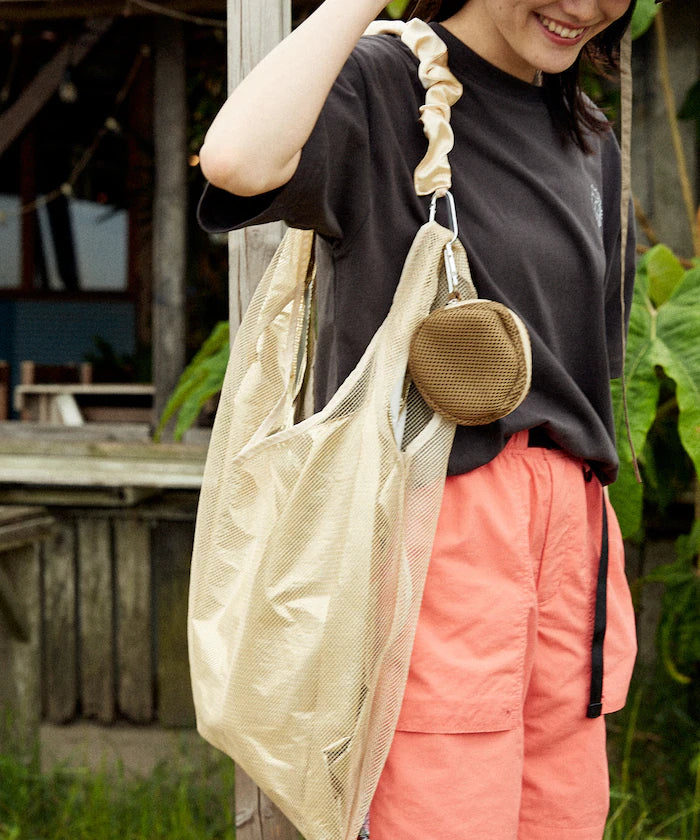 Multiway Frill Shoulder Layered Mesh Bag