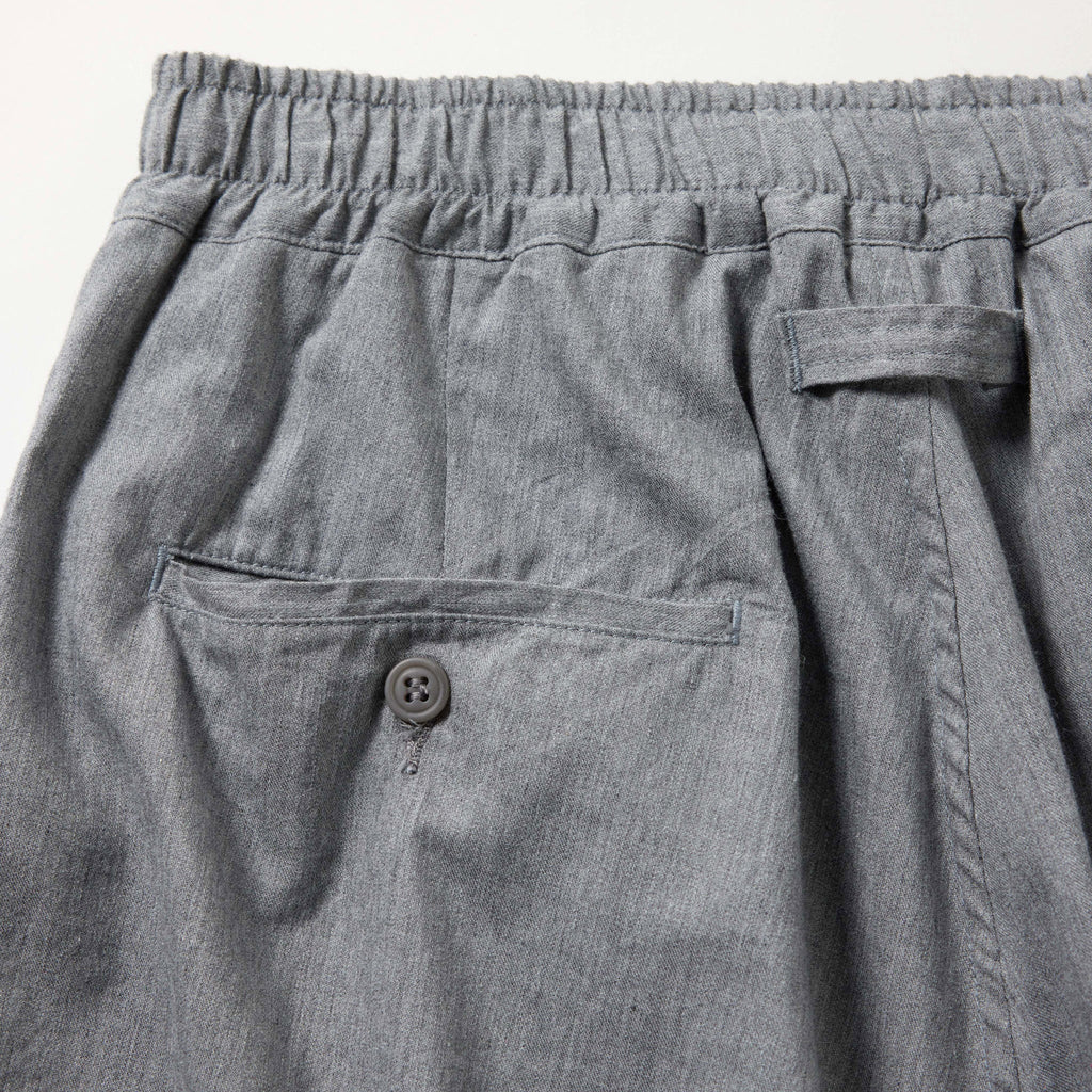 Cotton Silk Nel 2Tuck Easy Wide Pants