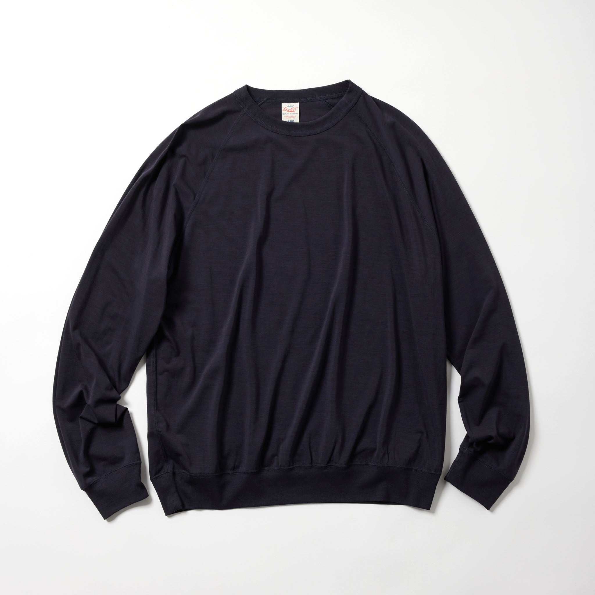 GL69486 / 1/48 SUMMER WOOL RAGLAN CREW NECK SHIRT