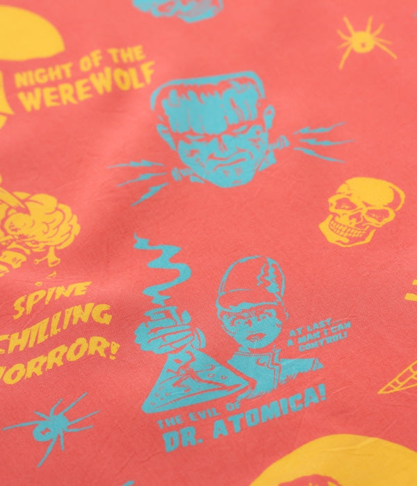 HIGH DENSITY RAYON OPEN SHIRT “THE MONSTERS” by VINCE RAY
