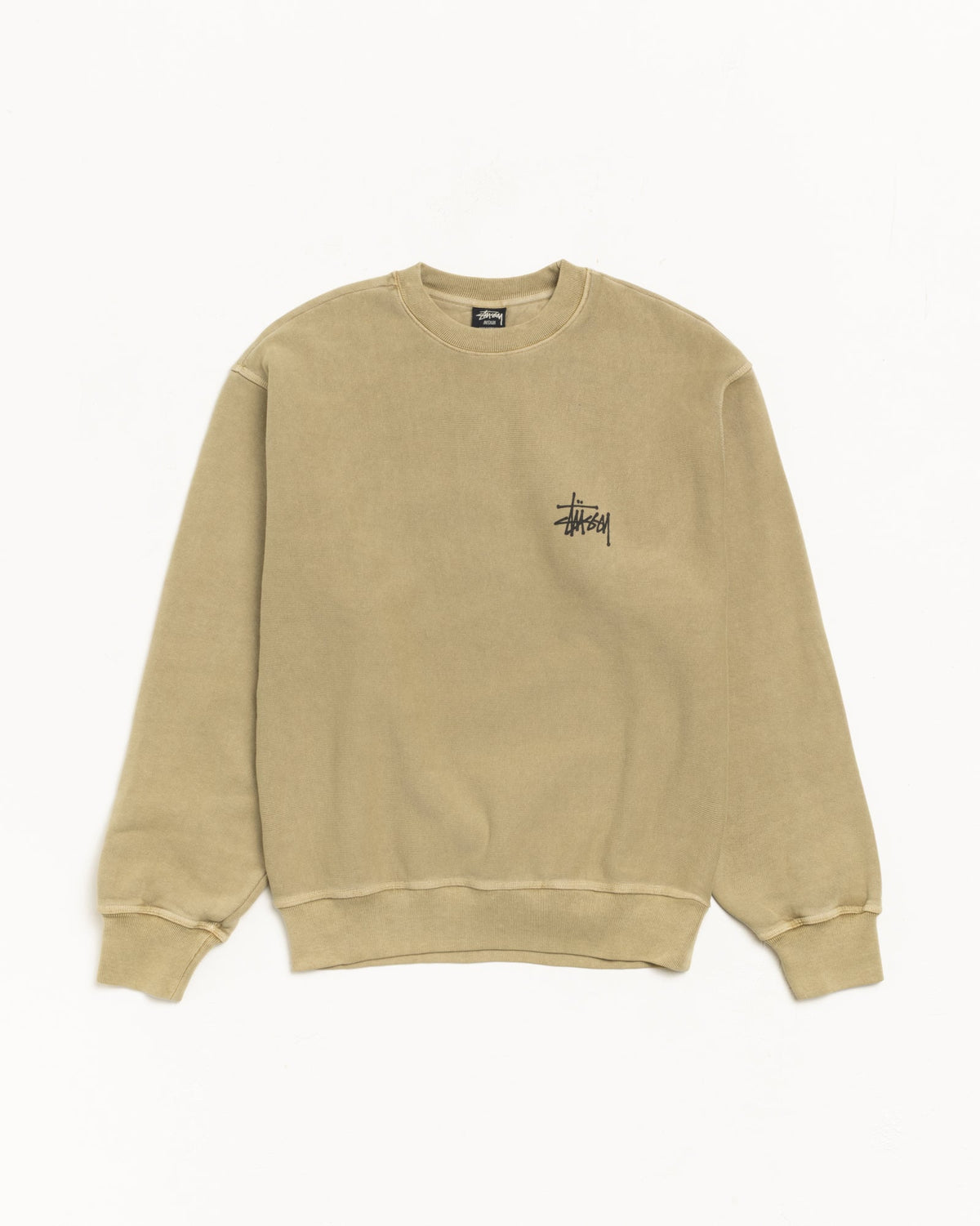 BASIC STÜSSY CREW PIGMENT DYED