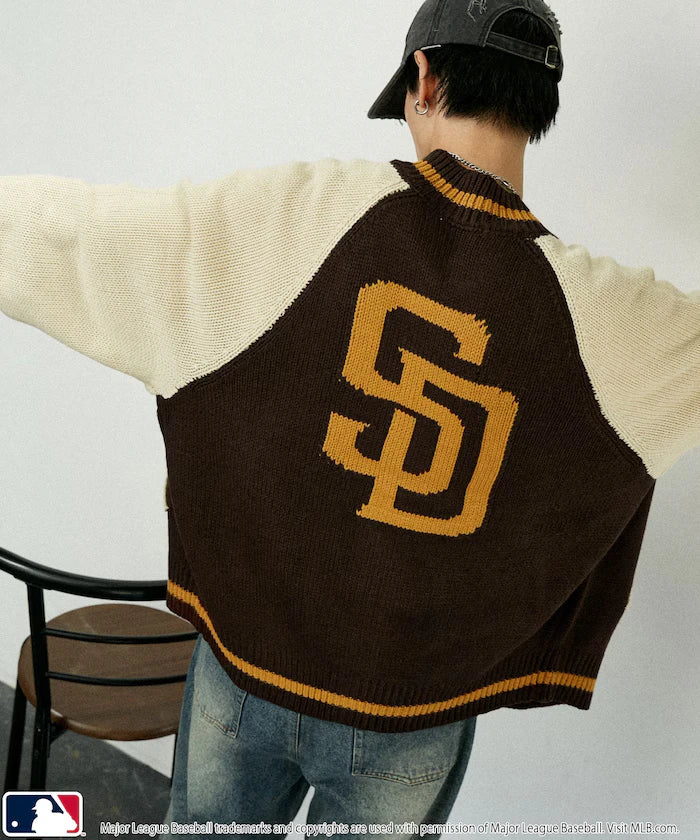 Custom ZIP KNIT CARDIGAN