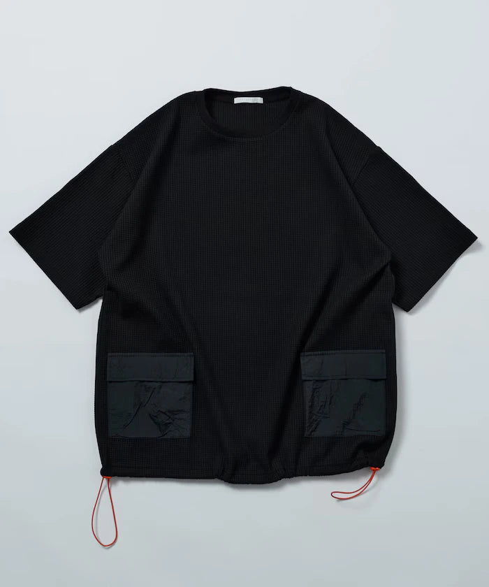 Side Pocket Spindle Tech Thermal Short Sleeve T-Shirt / Big Silhouette