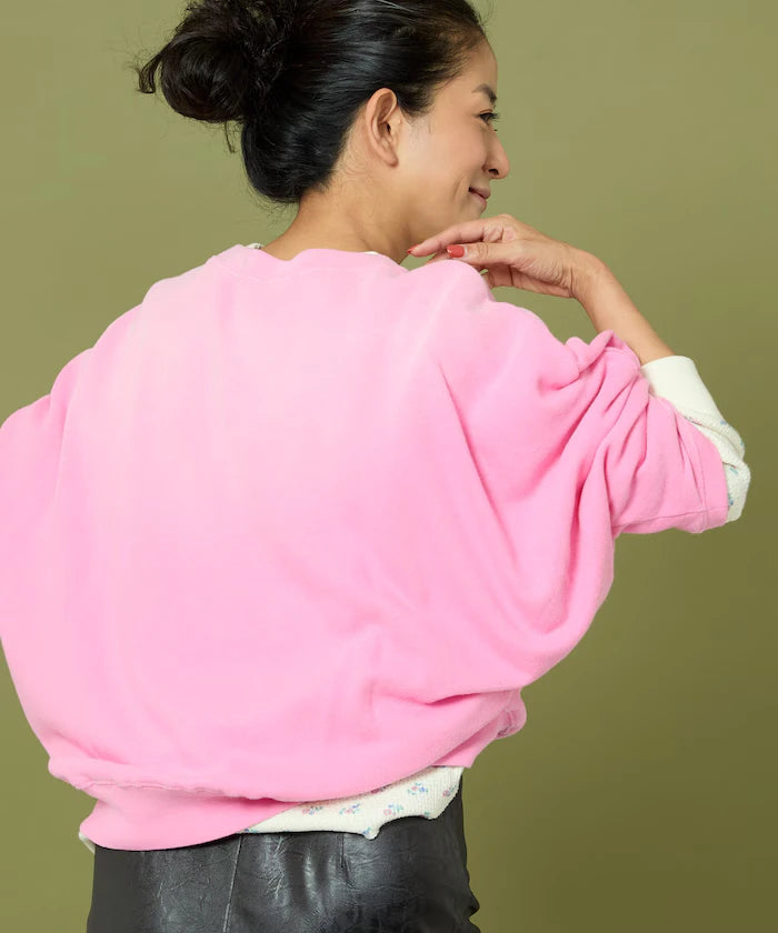 Fade Print Dolman Sweat