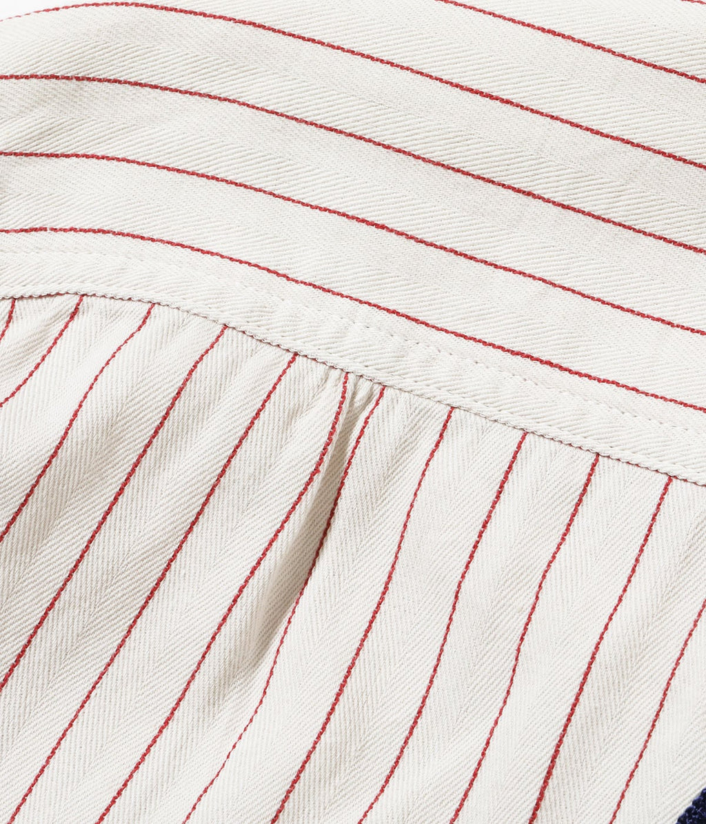 Coke Stripe Work Shirt With Embroidered