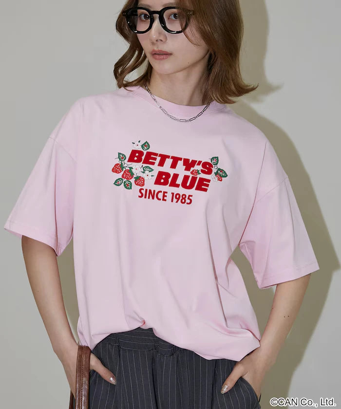 BETTY'S BLUE Flock Logo T-Shirt Limited Edition