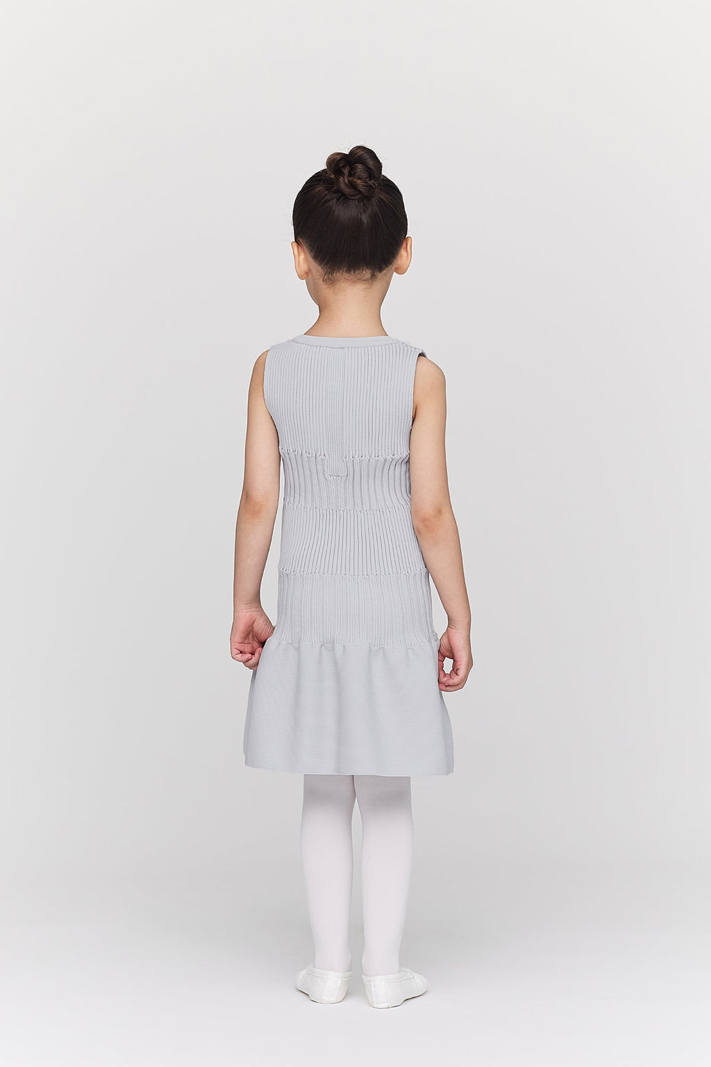 SOFT FLUTED KID SLEEVELESS DRESS