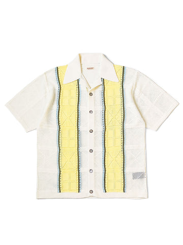 12G Crocheted Knit Tennessee Aloha Polo