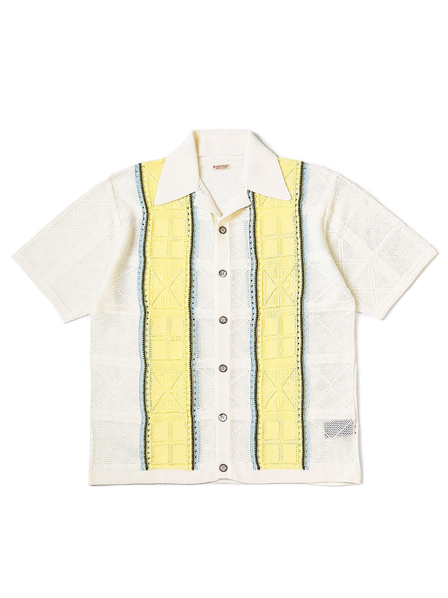 12G Crocheted Knit Tennessee Aloha Polo