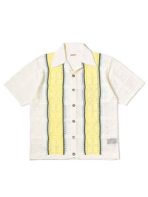 12G Crocheted Knit Tennessee Aloha Polo