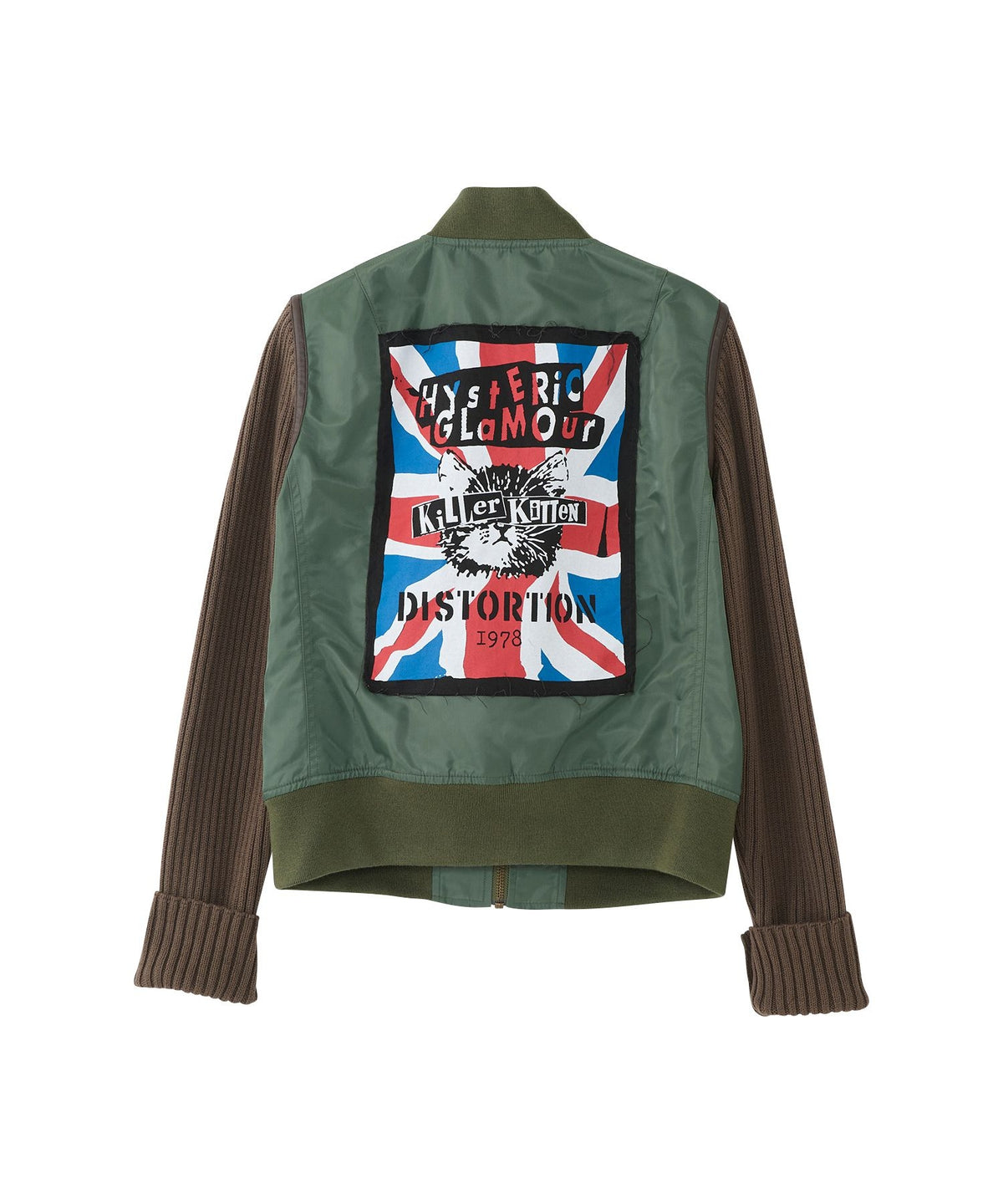 KILLER KITTEN Knit Remake MA-1 Jacket