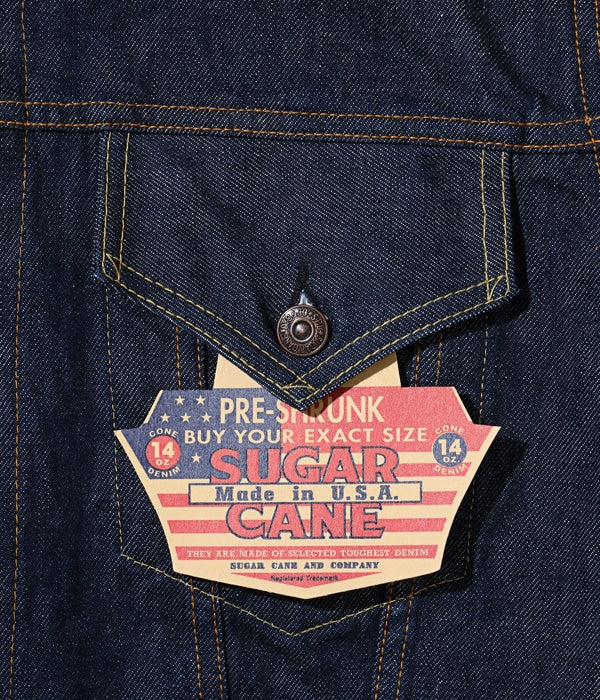 SUGAR CANE “Made in USA” NOS 14oz. CONE DENIM JACKET