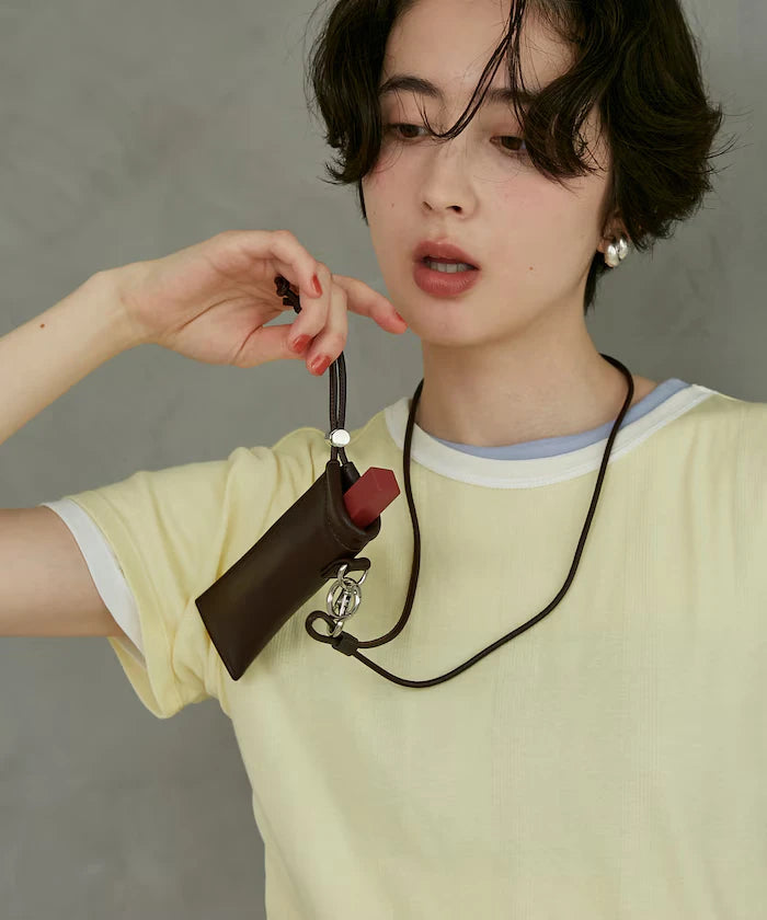 Lip Case With Neck Strap