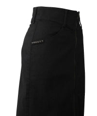 Front ZIP Tight Denim Skirt