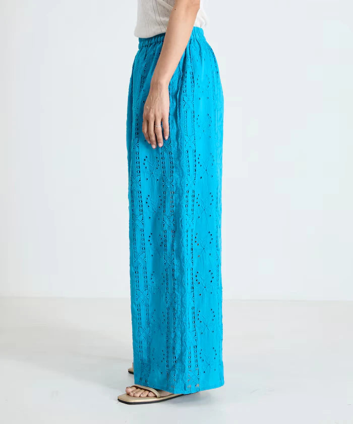 Cutwork Embroidered Easy Pants