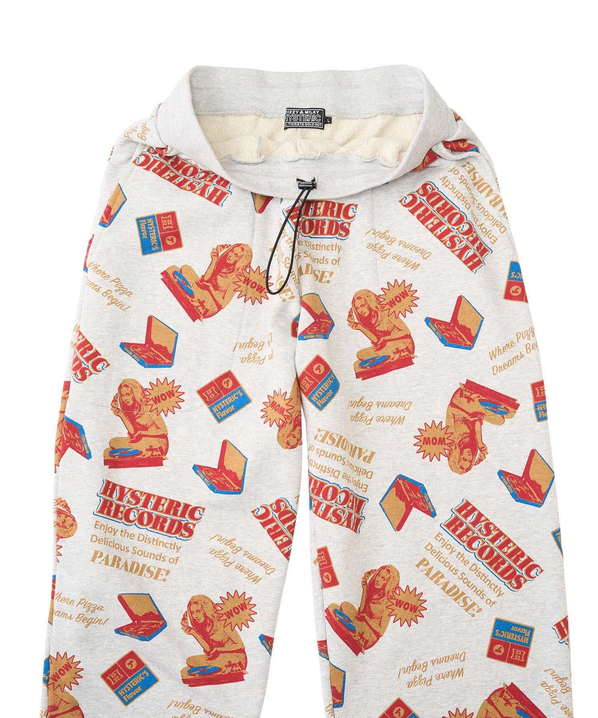 HYSTERIC RECORDS Pattern Sweatpants