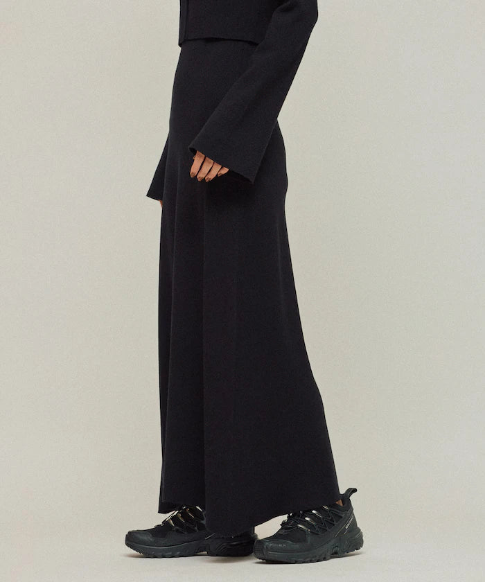 Functional Fabric Silk Blend Knit Ensemble Dress / Anti-Pill / Machine Washable