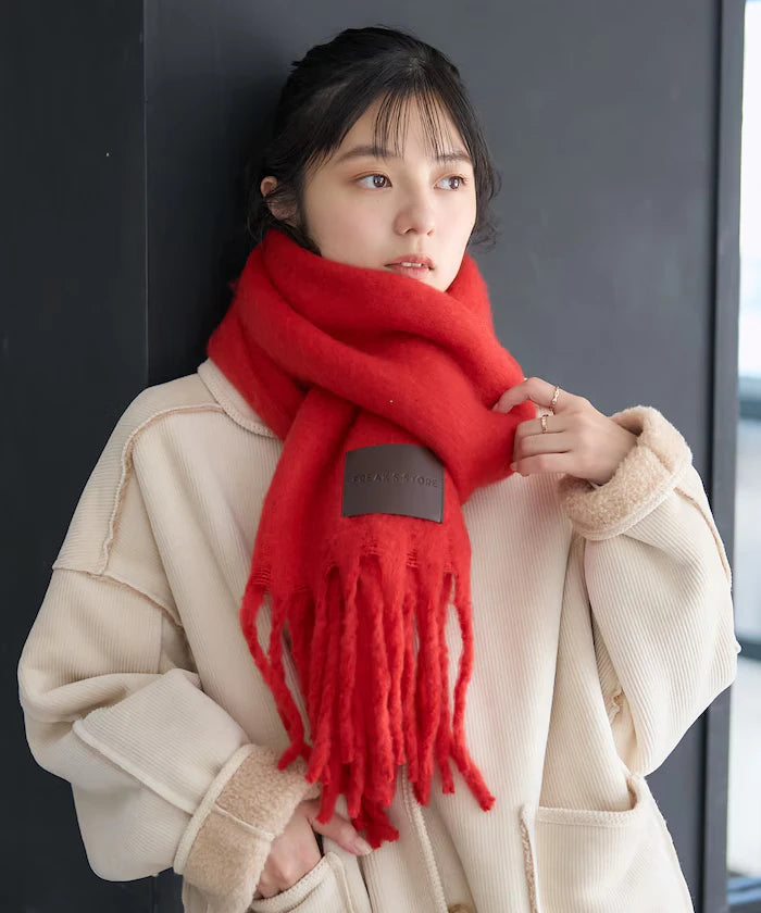 Volume Fringe Scarf