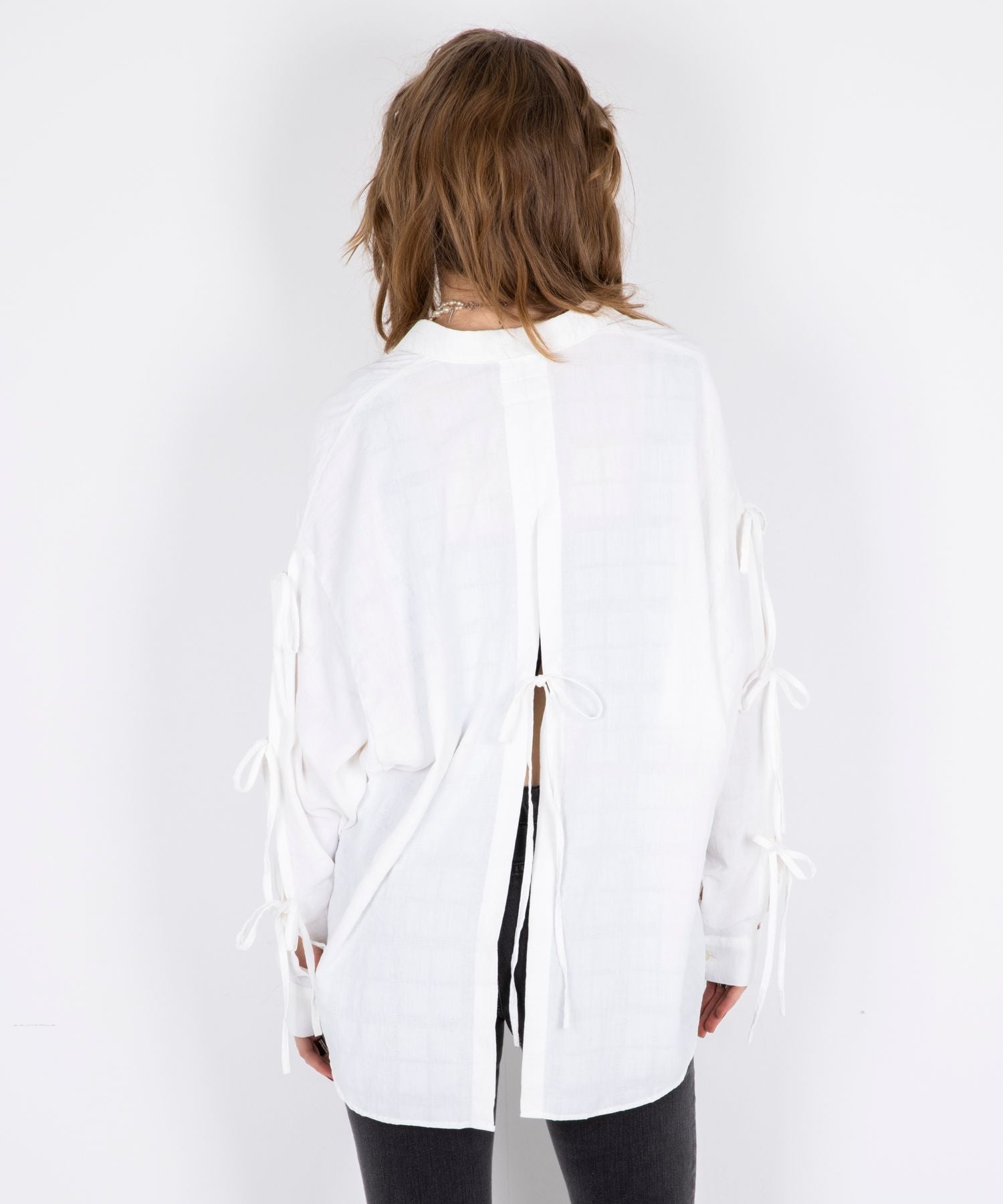 Hysteric Typical Girls Slit Ribbon Shirt