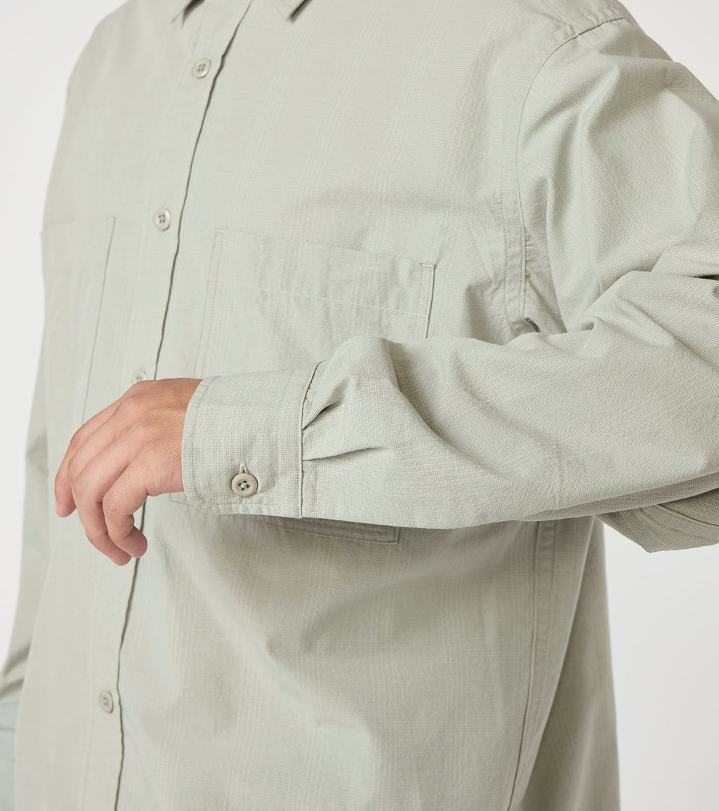 Double Pocket Plaid Field Work Shirt