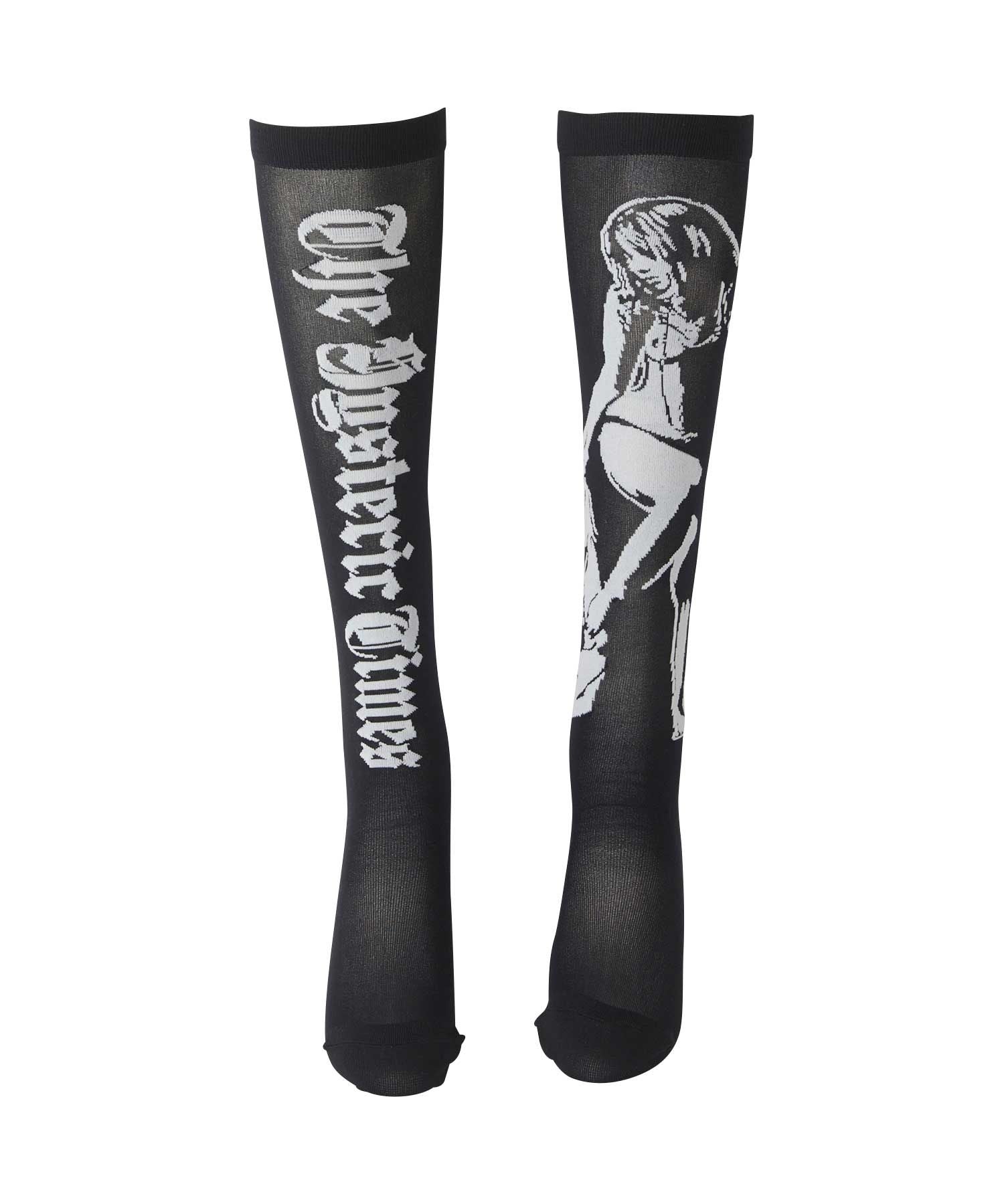 Hysteric Times Sheer High Socks