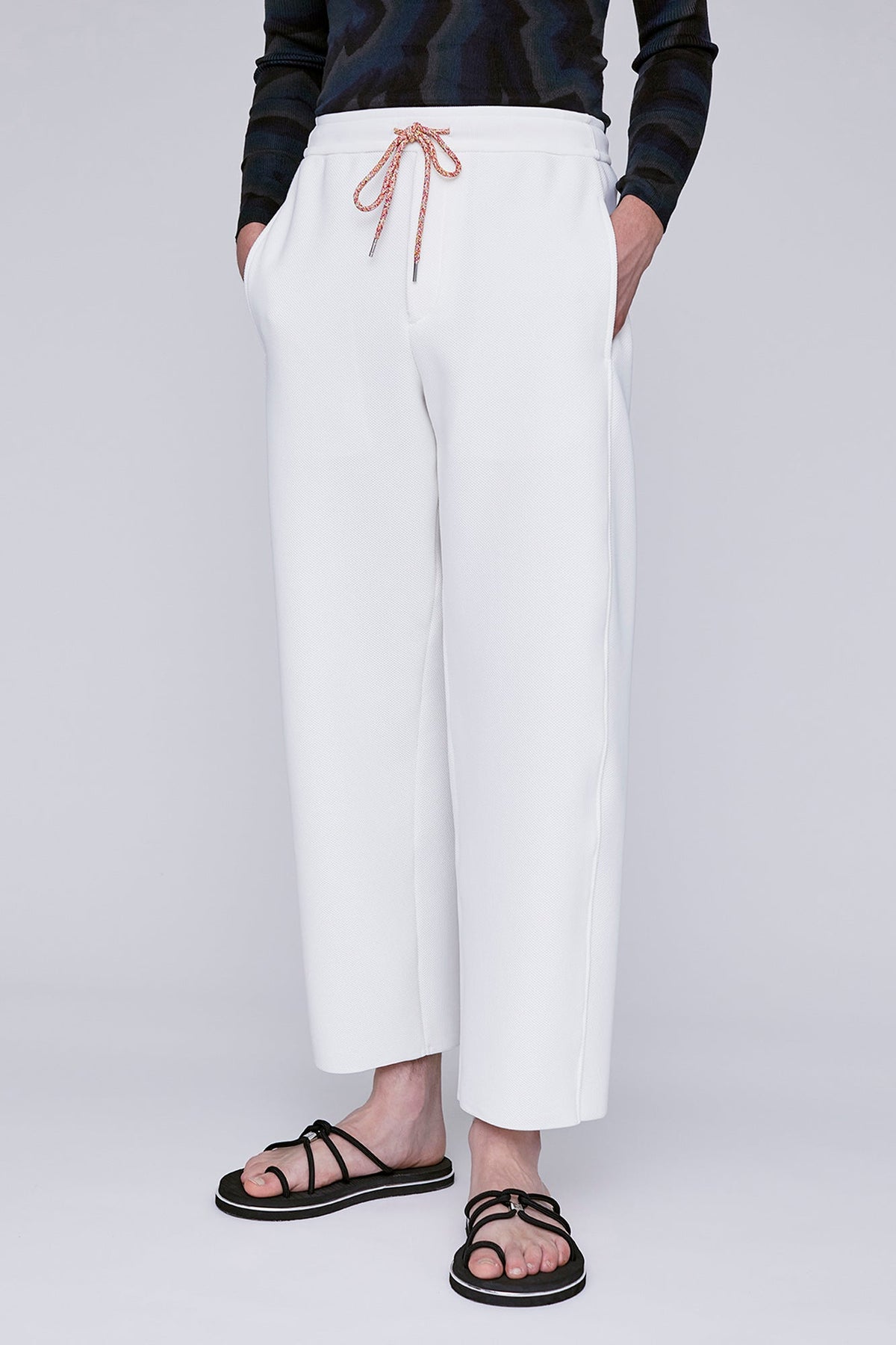 MESH CURVED PANTS