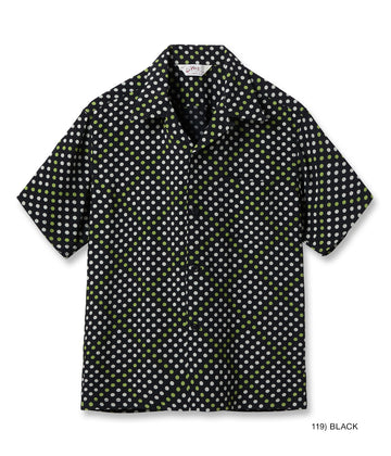 High Density Rayon Open Shirt "Polka Dot"