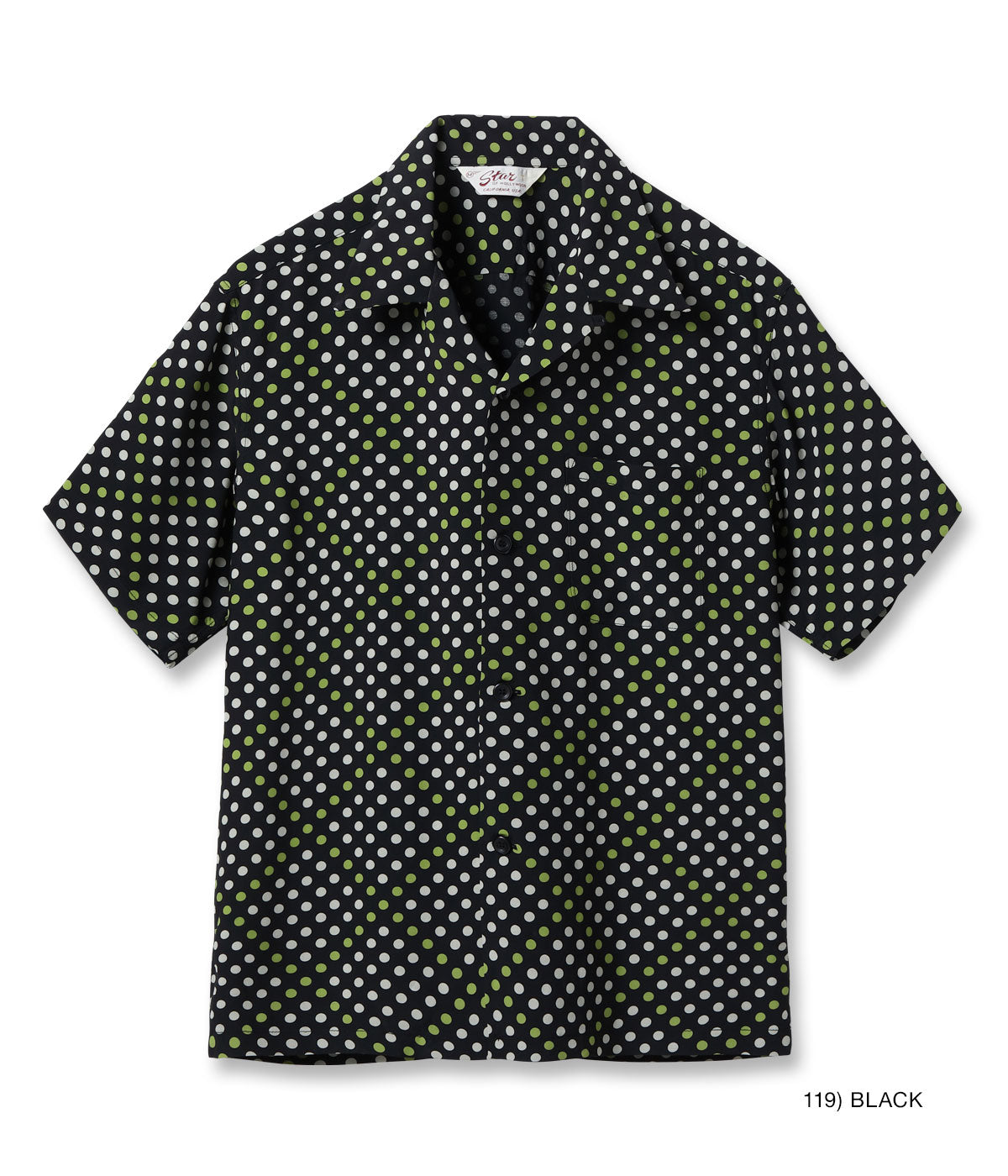 High Density Rayon Open Shirt "Polka Dot"