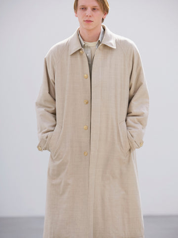 SUPER LIGHT WOOL PADDED COAT