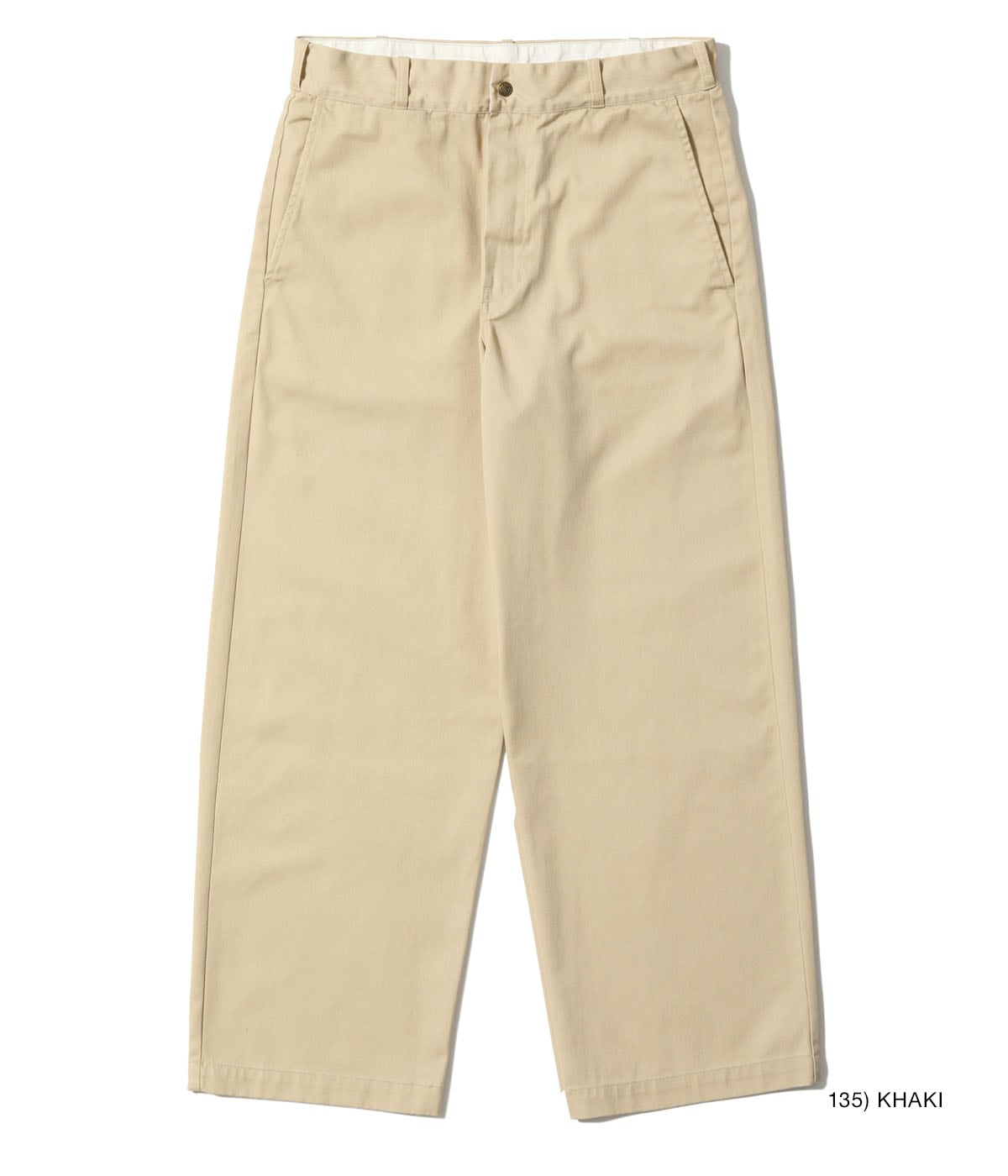 TUF-NUT T/C WIDE WORK TROUSERS AGING MODEL