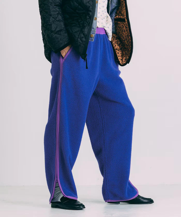 Side Zipper Fleece Pants