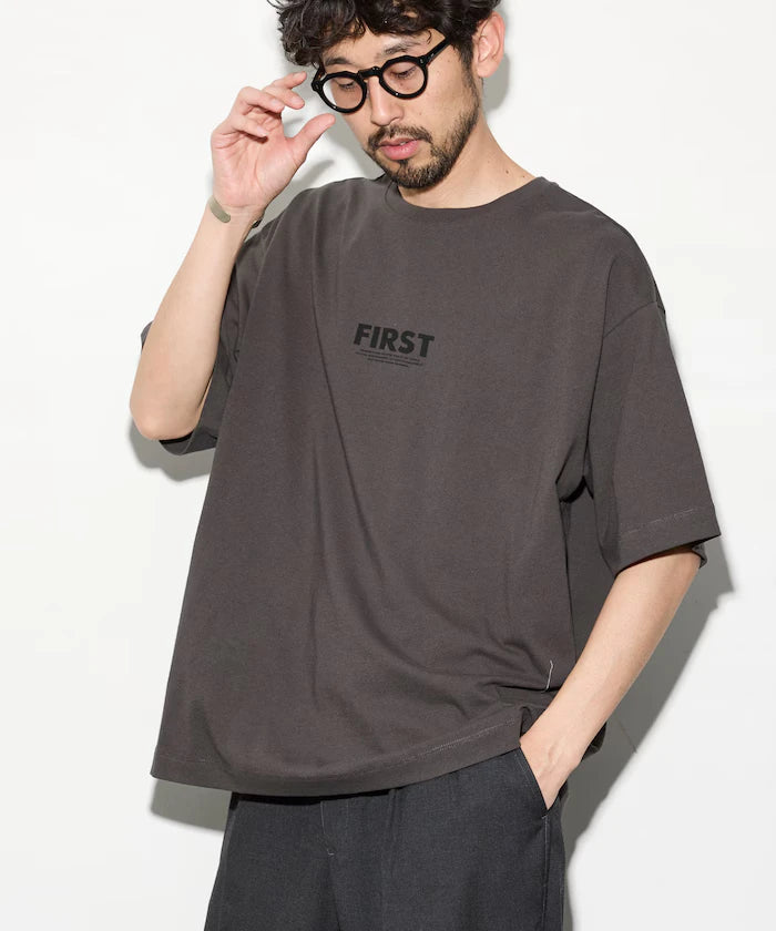 6 Ounce Front Logo Print Crew Neck T-Shirt / Back Print T-Shirt PRINT FRESH FIRST