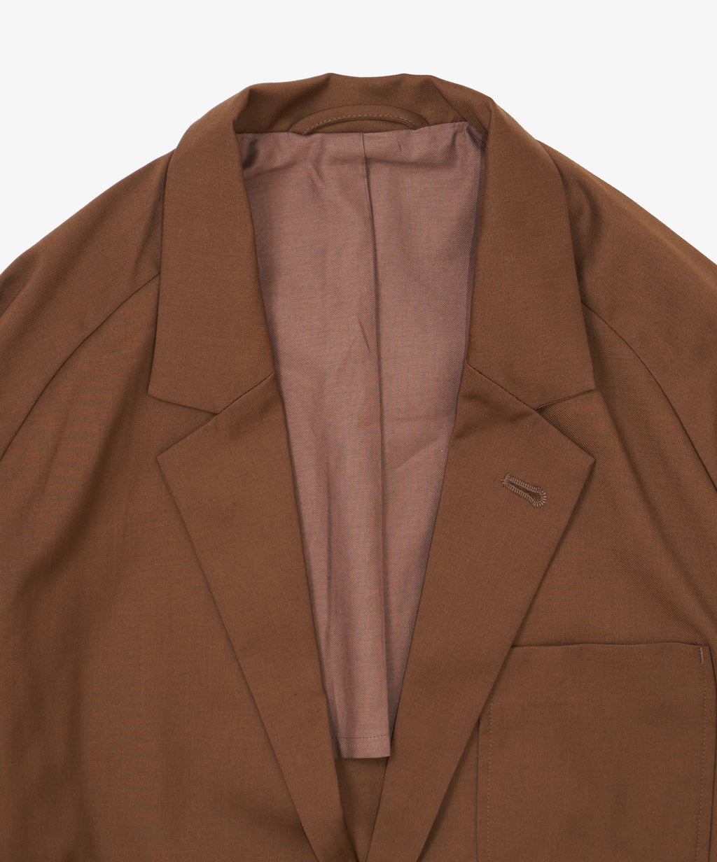 blazer twill brown