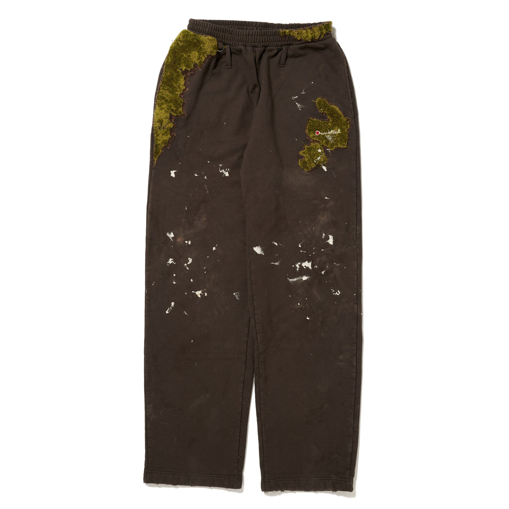 MOSS-GROWN EMBROIDERY SWEAT PANTS