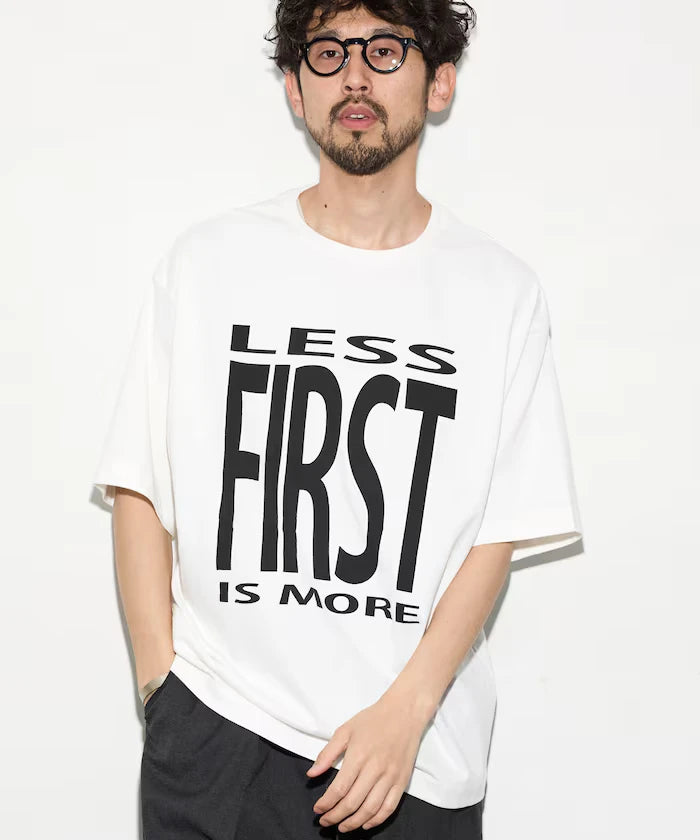 6 Ounce Front Logo Print Crew Neck T-Shirt / Print T-Shirt PRINT BIG FIRST